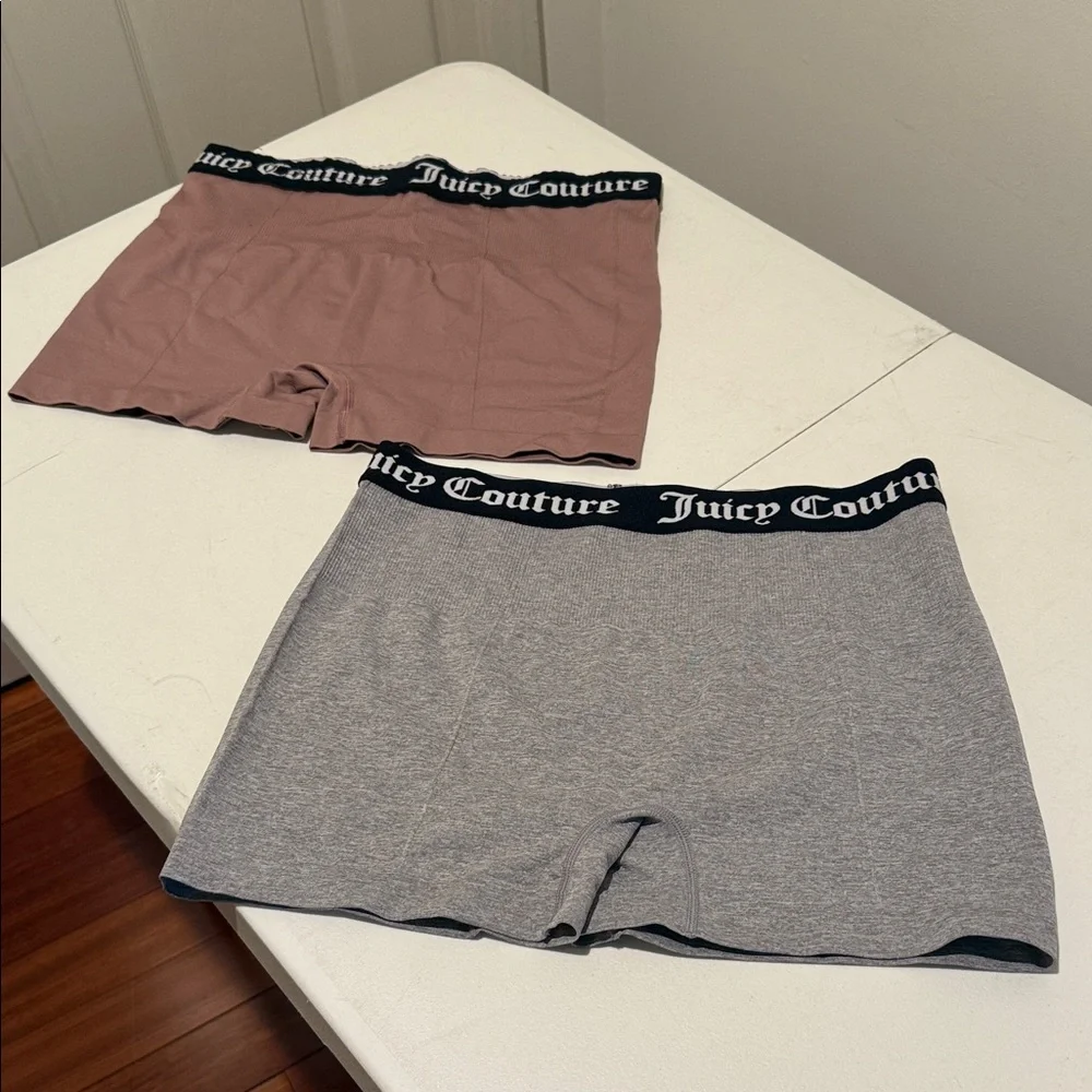 Brand New 2 Pack Women’s Boxer Comfy Briefs Gray & Blush Plus Size 2XL